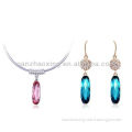 OUXI Paypal accept fashion necklaces jewelry set Dongguan S-2078